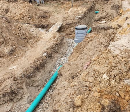 Travaux d'assainissement
